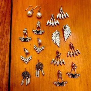 8 Pairs Gorgeous, Cool Mix & Match Earrings